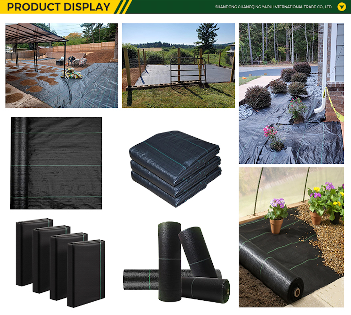 Woven Weed Barrier Fabric – Heavy Duty Ground Cover for Garden & Landscaping
