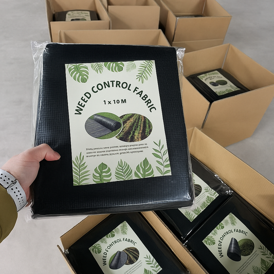 Woven Weed Barrier Fabric – Heavy-Duty, Permeable, UV-Stabilised