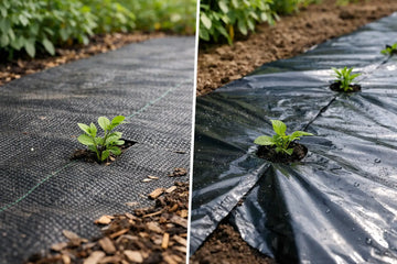Woven Weed Barrier vs Plastic Sheeting