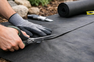 How to Cut Weed Fabric Neatly