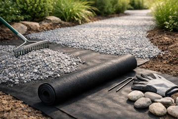 Landscape Fabric for Gravel Pathways