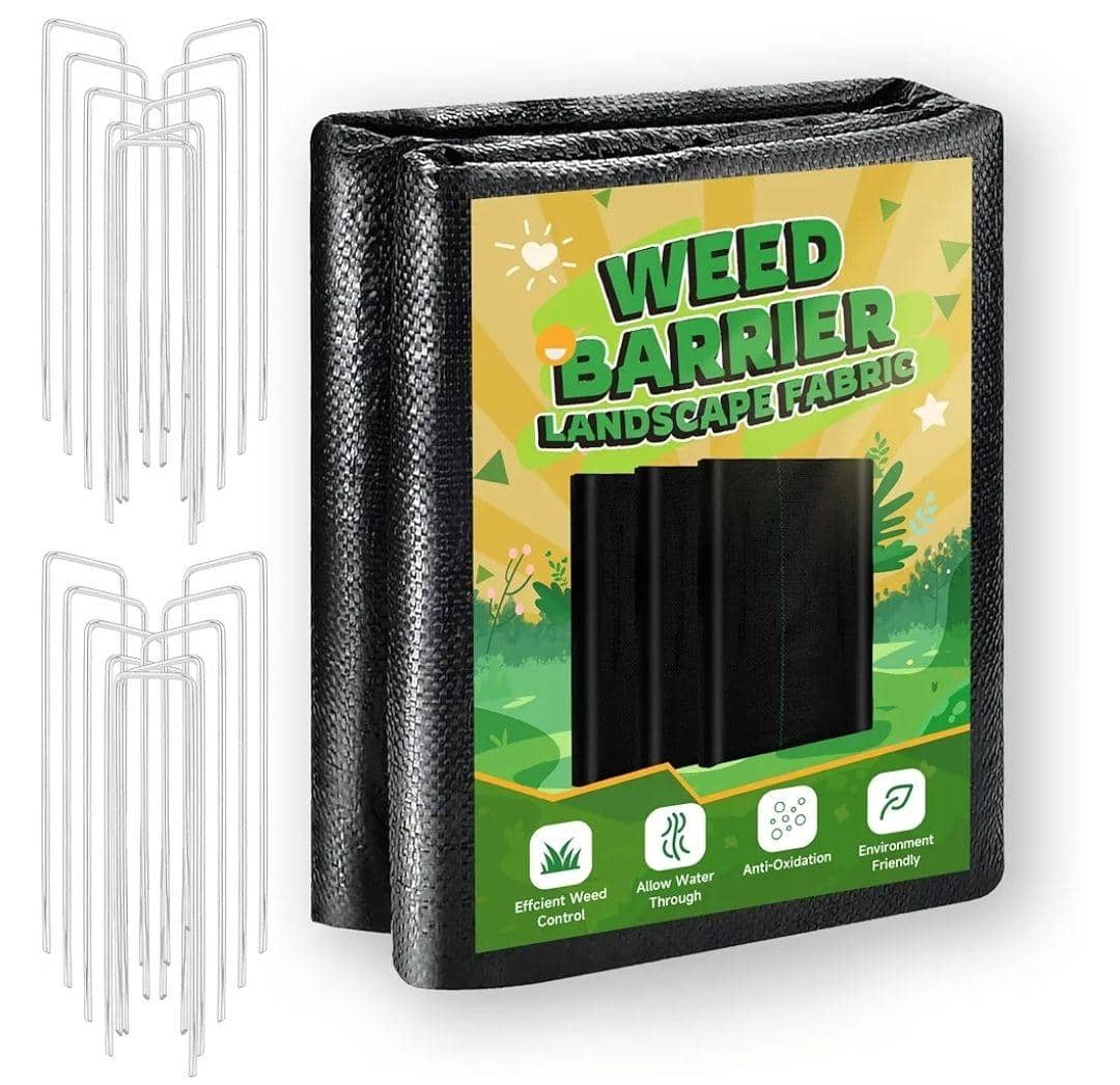 Woven Weed Barrier Fabric – Heavy Duty Ground Cover for Garden & Landscaping